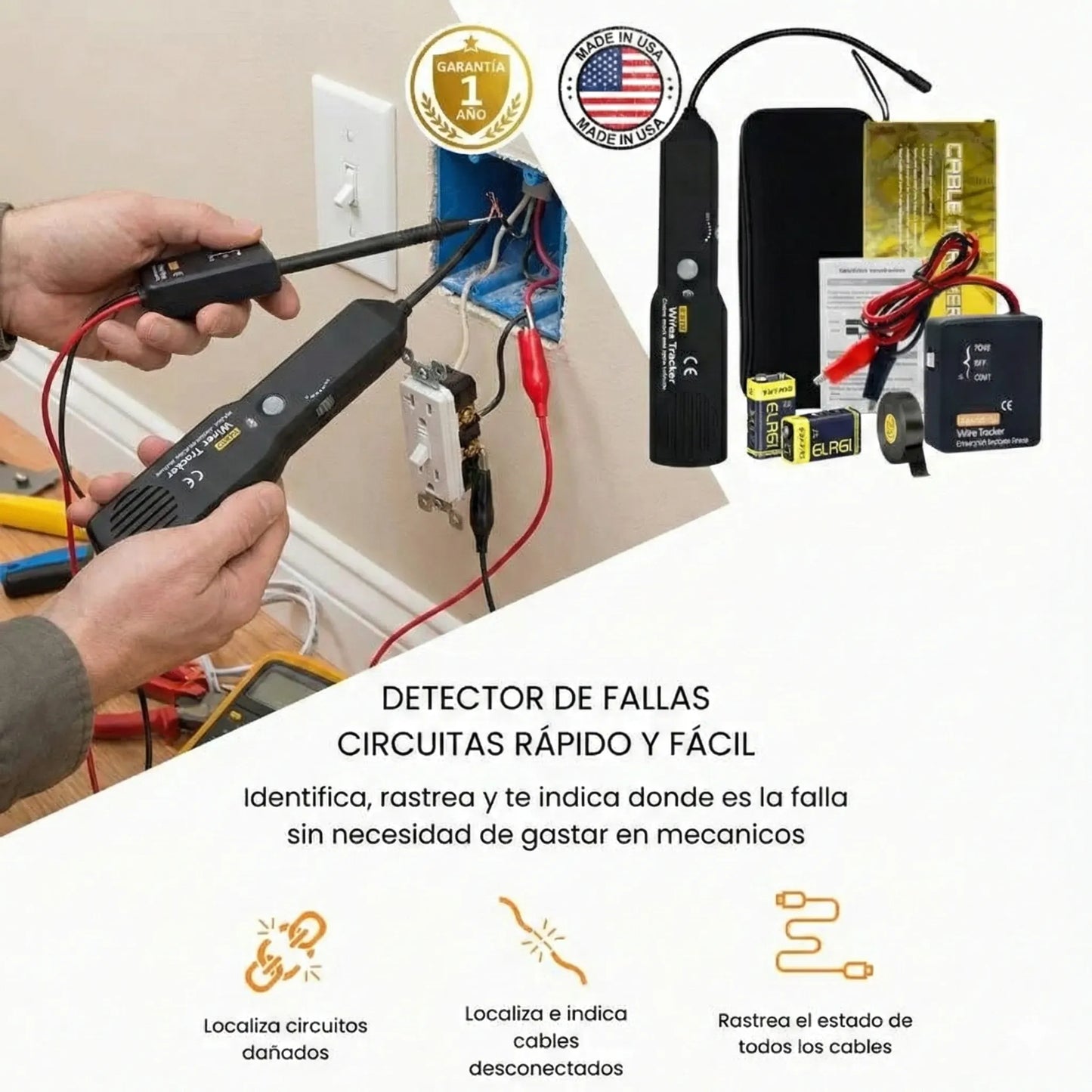 ElectroScan® - Detector de fallas eléctricas para el hogar y para autos