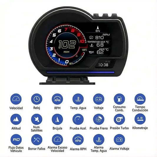 TABLERO DIGITAL - Funciona en cualquier carro, detecta y soluciona fallas