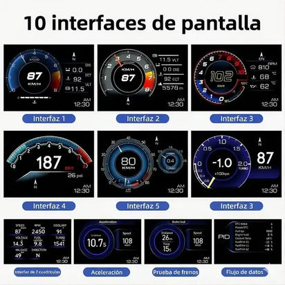 TABLERO DIGITAL - Funciona en cualquier carro, detecta y soluciona fallas