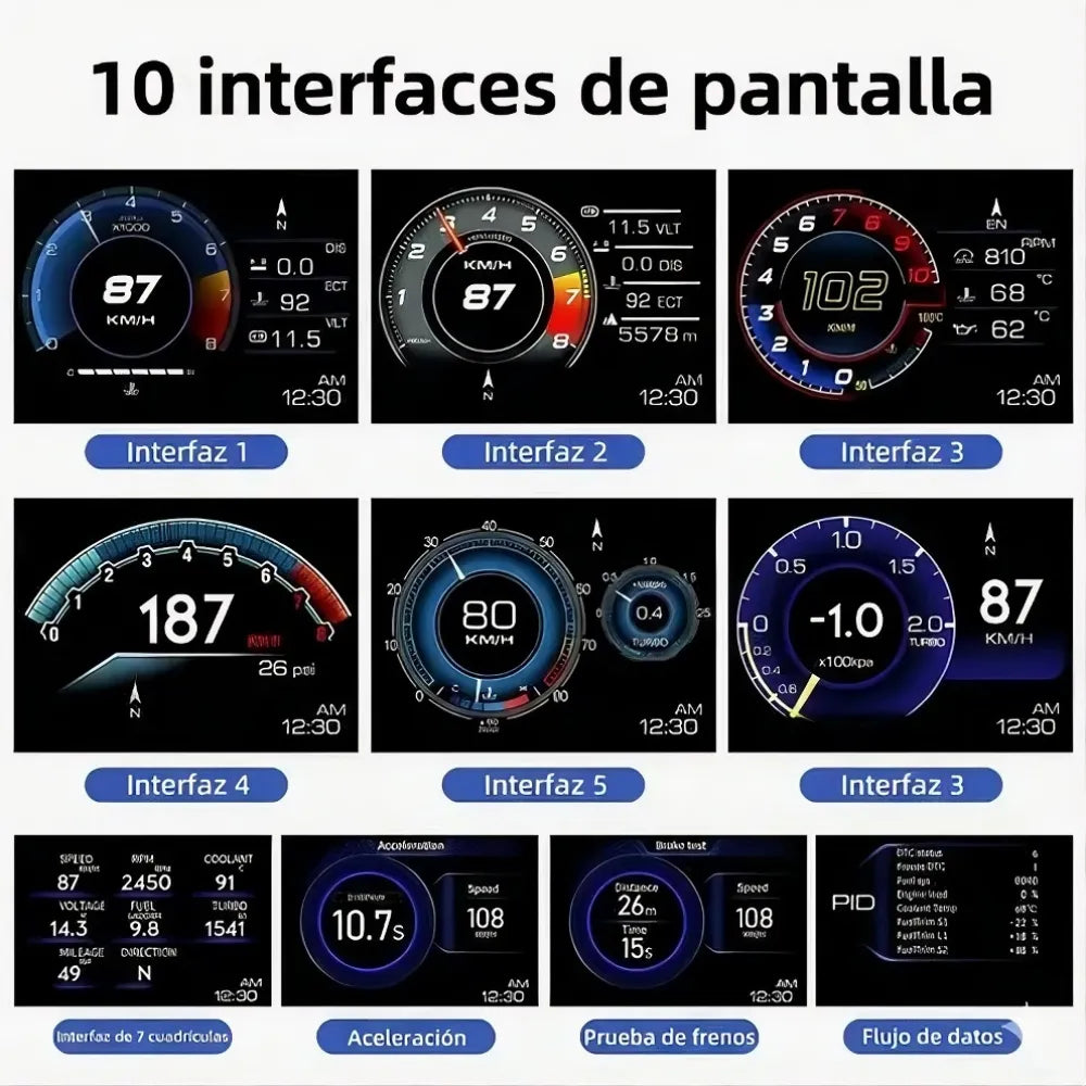 TABLERO DIGITAL - Funciona en cualquier carro, detecta y soluciona fallas