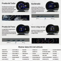 TABLERO DIGITAL - Funciona en cualquier carro, detecta y soluciona fallas
